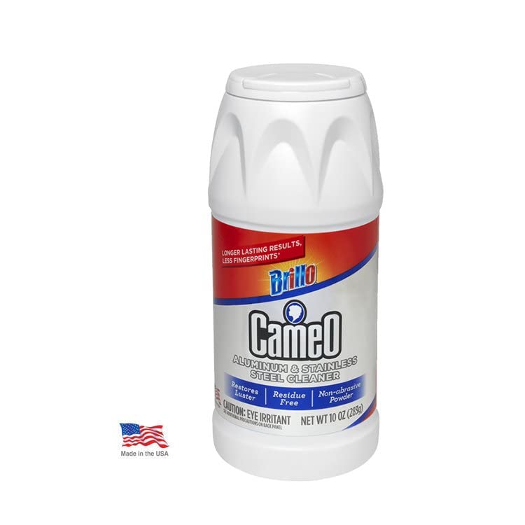 Brillo Cameo Cleaner, Perfect on Aluminum, Stainless Steel, No Scratch Formula 10 Ounce (Pack of 3) - Image 2